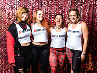 Birds of Prey Glitter Punk Party Photobooth